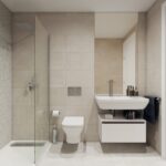 GM Apartment Standard Bathroom Render