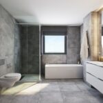 GM Apartment Standard Master Bath Render