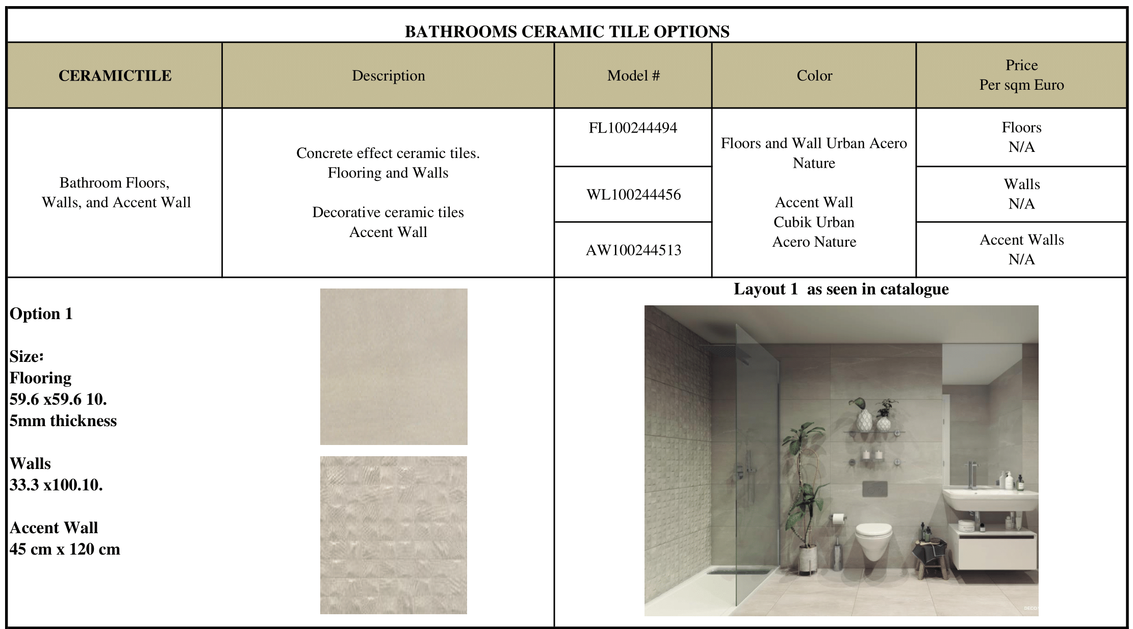 Ceramic Tile Selection Good Life Real Estate, Ethiopia